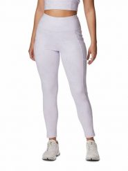 Columbia Legginsy sportowe "Windgates™" w kolorze fioletowym rozmiar: L. Różowe legginsy damskie Columbia, l, bez wzorów, z materiału, outdoorowe. Za 118.56 zł.