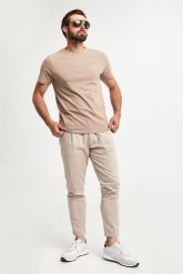 Spodnie męskie LEAD-w JOOP! JEANS. Spodnie materiałowe męskie Joop! Jeans, bez wzorów, z jeansu. W wyprzedaży za 395.85 zł.
