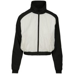 Damska miejska klasyczna parka z marszczonym kołnierzem. Białe parki damskie Urban Classics, na zimę, bez wzorów. Za 191.00 zł.