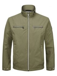 Milestone Kurtka przejściowa "Brandon" w kolorze khaki rozmiar: 62. Brązowe kurtki męskie Milestone, bez wzorów, bez kaptura. Za 208.99 zł.