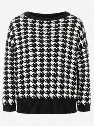 More & More Sweter w kolorze czarno-białym rozmiar: 38. Białe swetry klasyczne damskie MORE & MORE, bez kołnierzyka. Za 131.74 zł.