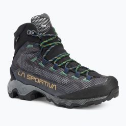 Buty trekkingowe męskie La Sportiva Aequilibrium Hike GTX. Czarne buty trekkingowe męskie La Sportiva, bez zapięcia, trekkingowe. Za 1,081.02 zł.