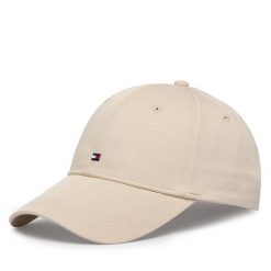 Czapka z daszkiem Tommy Hilfiger. Brązowe czapki z daszkiem damskie Tommy Hilfiger, bez wzorów. Za 169.99 zł.
