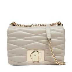 Torebka Furla. Brązowe torebki klasyczne damskie Furla, bez wzorów, bez dodatków. Za 1,209.00 zł.