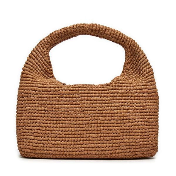 Torebka Manebi. Brązowe torebki klasyczne damskie Manebi, bez wzorów, bez dodatków. Za 379.99 zł.