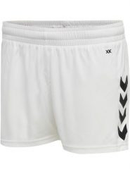 HUMMEL krótki spodenki sportowe damskie hmlCORE XK POLY SHORTS WOMAN. Białe spodenki sportowe damskie HUMMEL, l, z materiału, na fitness i siłownię. Za 41.00 zł.