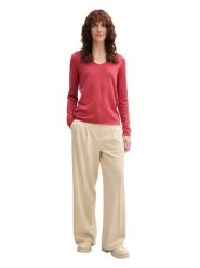 Tom Tailor Sweter w kolorze czerwonym rozmiar: L. Czerwone swetry klasyczne damskie Tom Tailor, l, bez kołnierzyka. Za 78.66 zł.