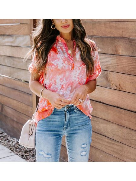 Milan Kiss Bluzka w kolorze pomarańczowym rozmiar: L. Pomarańczowe bluzki damskie Milan Kiss, l, bez wzorów, bez kołnierzyka, bez ramiączek. Za 148.26 zł.