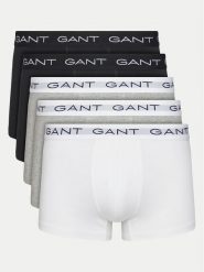 Gant Komplet 5 par bokserek 900025003 Szary. Szare bokserki męskie Gant, bez wzorów, z bawełny. Za 289.99 zł.