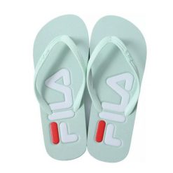Japonki basenowe damskie Fila Troy Slipper. Czarne klapki damskie Fila, bez wzorów, bez obcasa. Za 59.00 zł.