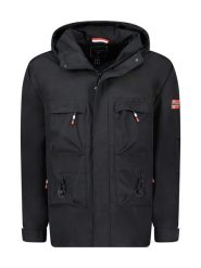 Geographical Norway Kurtka przejściowa "Barimo" w kolorze czarnym rozmiar: M. Czarne kurtki męskie Geographical Norway, m, bez wzorów, bez kaptura. Za 210.95 zł.