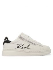 KARL LAGERFELD Sneakersy Z31238 S Biały. Białe buty sportowe dziewczęce Karl Lagerfeld, bez wzorów, ze skóry, bez zapięcia. Za 451.99 zł.