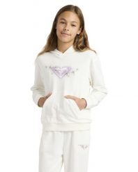 Bluza z kapturem dla Dziewczynki SURF FEELING TERRY Biały. Białe bluzy z kapturem damskie Roxy, m, z bawełny. Za 111.99 zł.