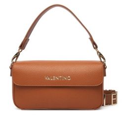 Torebka Valentino. Brązowe torebki klasyczne damskie Valentino, bez wzorów, bez dodatków. Za 529.99 zł.