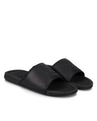 Sandały DC Shoes czarno-białe wygodne. Czarne sandały męskie DC Shoes, z materiału, bez zapięcia. Za 119.99 zł.