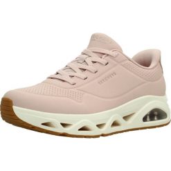 Buty SKECHERS UNO GLIDE STEP GLIDE ON AIR Rose. Czerwone obuwie treningowe damskie Skechers, na fitness i siłownię. Za 354.99 zł.