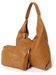Anna Morellini Skórzana torebka "Nicolina" w kolorze jasnobrązowym - 41 x 42 x 11 cm rozmiar: onesize. Brązowe torebki klasyczne damskie Anna Morellini, bez wzorów, z materiału, bez dodatków. Za 347.99 zł.