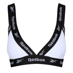 Biustonosz Sportowy Trójkątny Dla Kobiet. Białe biustonosze sportowe damskie Reebok, bez wzorów. Za 170.99 zł.