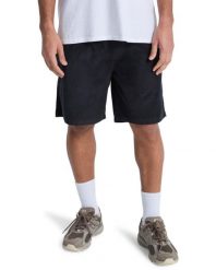 Szorty z kordu dla Mężczyzn TAXER 18" Czarny. Czarne szorty męskie Quiksilver, z bawełny, bez kołnierzyka. Za 239.99 zł.