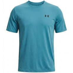 Koszulka Under Armour Ua Tech Vent Jcqrd Ss Dorośli. Niebieskie t-shirty sportowe męskie Under Armour, l, z materiału, bez ramiączek, do biegania. Za 262.99 zł.