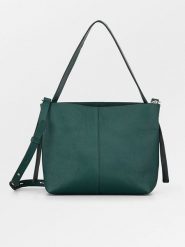 Becksöndergaard Skórzana torebka w kolorze zielonym rozmiar: onesize. Zielone torebki klasyczne damskie Becksöndergaard, bez wzorów, z materiału, bez dodatków. Za 382.99 zł.