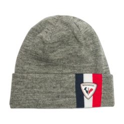 Czapka Rossignol Luka. Czarne czapki męskie Rossignol, z aplikacjami, z materiału, klasyczne. Za 139.99 zł.