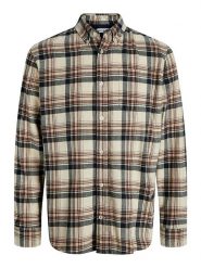 Jack & Jones Koszula "Classic" w kolorze beżowym rozmiar: M. Brązowe koszule męskie Jack & Jones, m, bez wzorów, z bawełny, bez kołnierzyka, bez ramiączek. Za 134.95 zł.