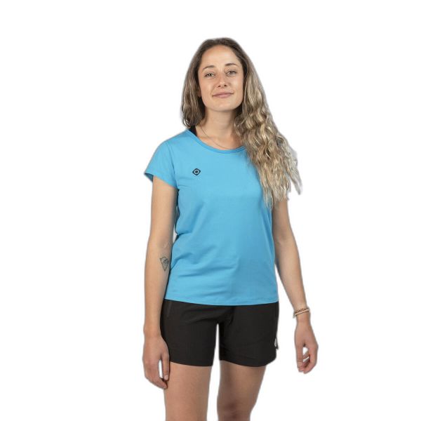 Koszulka damska Izas Vila. Niebieskie bluzki sportowe damskie IZAS, s, bez wzorów, z poliesteru, bez ramiączek. Za 113.00 zł.