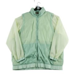 Second life - Kurtka przeciwwiatrowa męska zielona - Jak nowy. Zielone kurtki treningowe męskie Jordan, m, bez wzorów. Za 135.32 zł.