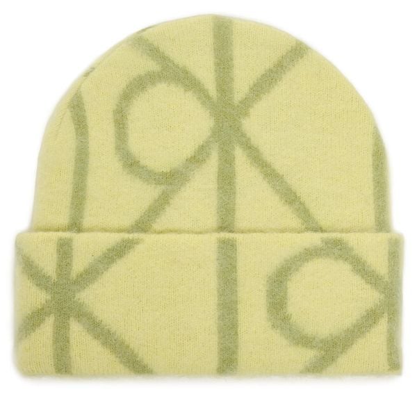 Czapka Calvin Klein. Zielone czapki męskie CALVIN KLEIN, na zimę, bez wzorów. Za 299.99 zł.
