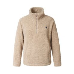 Bluza jeździecka damska Teddy beżowa. Brązowe bluzy z kapturem damskie COVALLIERO, l, z materiału. Za 269.99 zł.