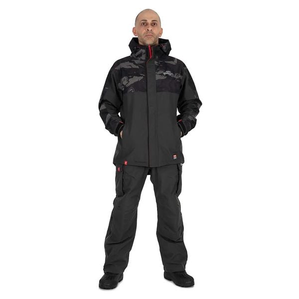 Kurtka Fox Rage Triple Layer. Czarne kurtki damskie Fox Rage, l, bez wzorów, z materiału, z kapturem. Za 831.30 zł.