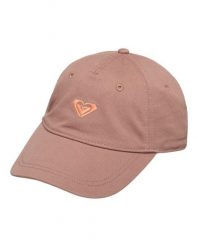 Czapka dla Kobiety DEAR BELIEVER LOGO Brązowy. Brązowe czapki z daszkiem damskie Roxy, bez wzorów, z bawełny. Za 109.99 zł.