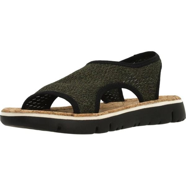 Sandały CAMPER ORUGA Zielony. Zielone sandały damskie Camper, bez wzorów, z tkaniny, bez obcasa. Za 257.99 zł.
