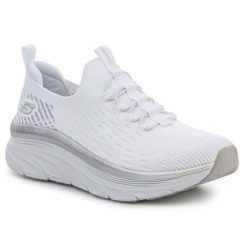 Buty Skechers D'LUX Walker Let It Glow 149366-WSL białe. Białe buty sportowe na co dzień damskie bez wzorów, z gumy, na fitness i siłownię. Za 462.92 zł.