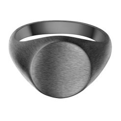 True Rebels Pierscionek ze Stali Nierdzewnej w gunmetal Biżuteria męska 1 ct Męskie. Szara biżuteria dla mężczyzn True Rebels, ze stali. Za 159.99 zł.