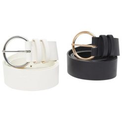 Pasek Poliuretan Basic 2pak. Brązowe paski męskie Urban Classics, bez wzorów. Za 104.99 zł.