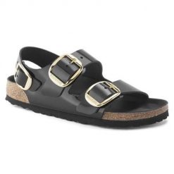 Buty do chodzenia damskie Birkenstock Milano Big Buckle. Czarne obuwie treningowe damskie Birkenstock, na fitness i siłownię. Za 1,013.00 zł.