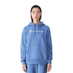 Bluza Damska BS099. Niebieskie bluzy bez kaptura damskie CHAMPION, s. Za 333.99 zł.