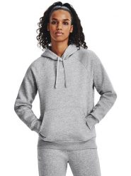Under Armour Bluza "Rival" w kolorze szarym rozmiar: M. Szare bluzy z kapturem damskie Under Armour, m. Za 110.29 zł.