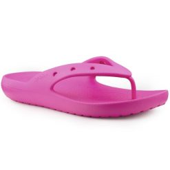 Japonki damskie Crocs CLASSIC FLIP V2. Czerwone klapki damskie Crocs, bez wzorów, bez obcasa. Za 129.00 zł.