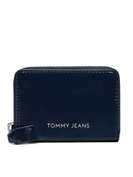 Tommy Jeans Portfel Tjw Ess Must Small Za Patent AW0AW16142 Granatowy. Niebieskie portfele damskie Tommy Jeans, bez wzorów, z jeansu. Za 119.99 zł.