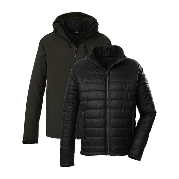 Kombinezon parka i puchówka Killtec KOW 95. Brązowe parki męskie KILLTEC, na jesień, bez wzorów, z puchu. Za 677.50 zł.