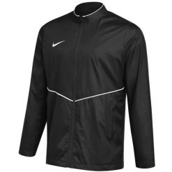 Kurtka męska Nike Park 26 Rain. Czarne kurtki męskie Nike, m, bez wzorów, z materiału, klasyczne, bez kaptura. Za 141.99 zł.