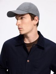 Czapka baseball - szary. Szare czapki męskie Reserved, bez wzorów. Za 69.99 zł.
