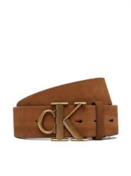 Calvin Klein Pasek Męski LV04D7084G Brązowy. Brązowe paski męskie CALVIN KLEIN, bez wzorów, ze skóry. Za 289.99 zł.
