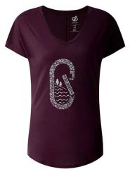 Dare 2b Koszulka sportowa "Serene Tee" w kolorze fioletowym rozmiar: 34. Różowe bluzki sportowe damskie Dare 2b, bez wzorów, z wiskozy, bez ramiączek. Za 52.67 zł.