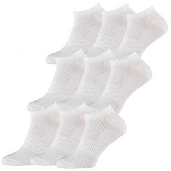 Xtreme Skarpety do tenisówek fitness, 9 par, biały. Białe skarpetki damskie XTREME SOCKSWEAR, bez wzorów. Za 181.99 zł.