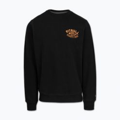 Bluza męska Pitbull Crewneck Guardian Angel. Czarne bluzy bez kaptura męskie PITBULL, l, z bawełny. Za 229.99 zł.