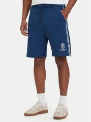 Tommy Hilfiger Szorty sportowe Crest Embroidery MW0MW42878 Niebieski Relaxed Fit. Niebieskie szorty męskie Tommy Hilfiger, bez wzorów, z bawełny, sportowe. Za 489.99 zł.